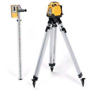 Niveau laser / règle / trépied