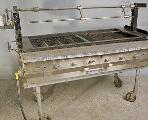 BBQ au propane avec rôtissoire